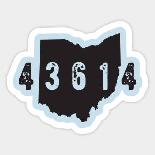 Ohio 43614 Toledo Sticker